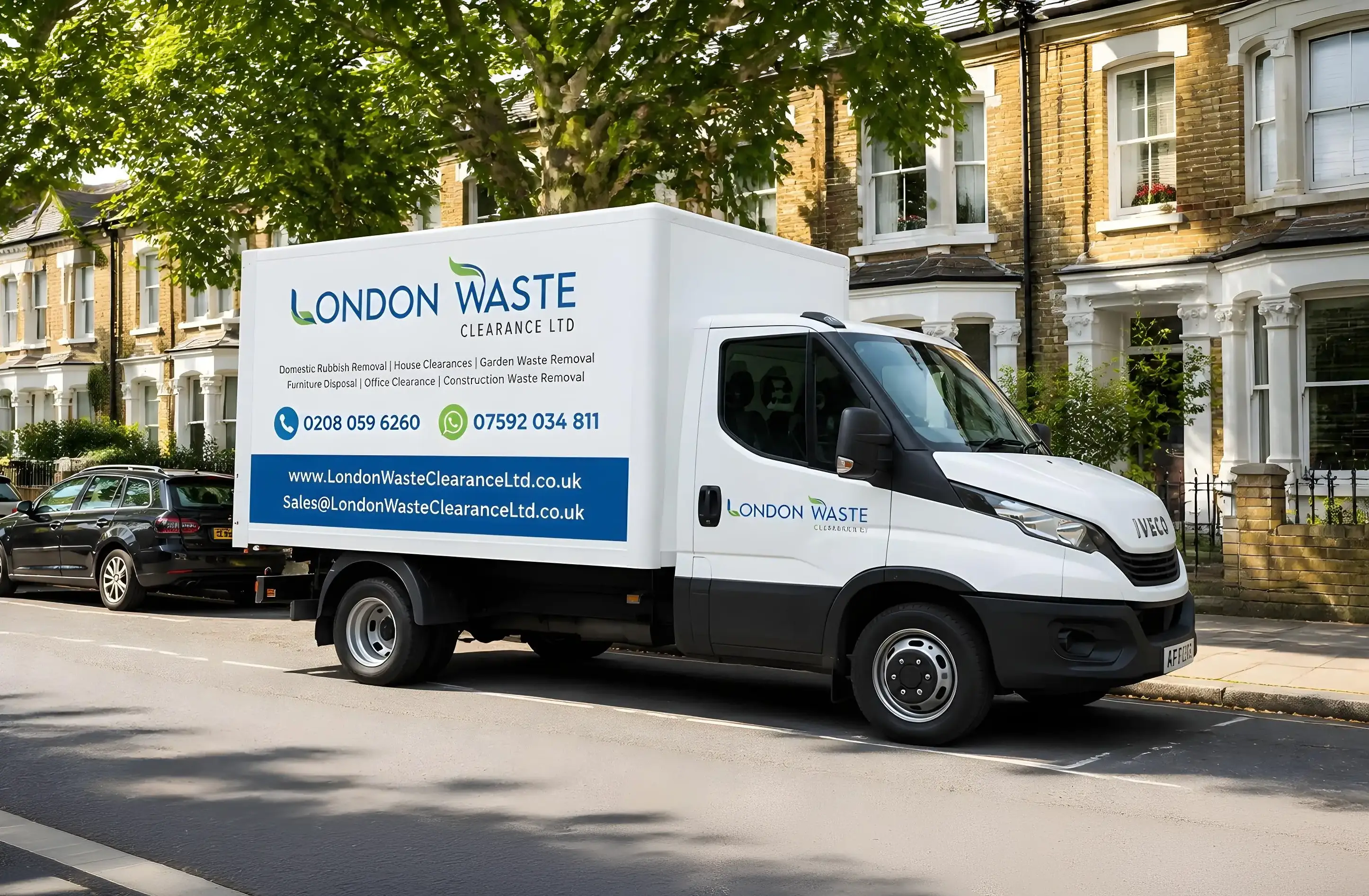 London Waste Clearance van serving towns across London and the South East