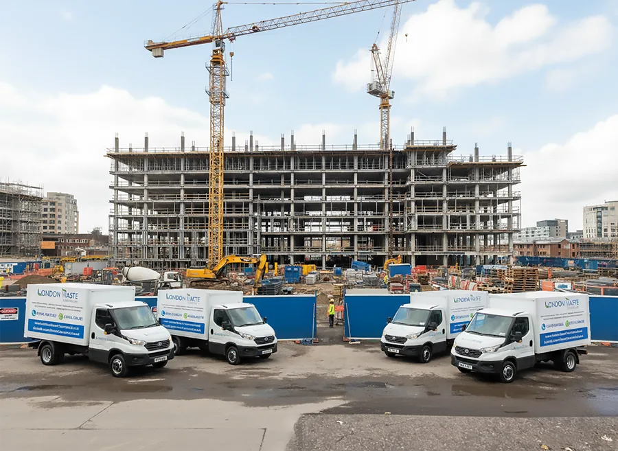 Building and demolition waste disposal in London