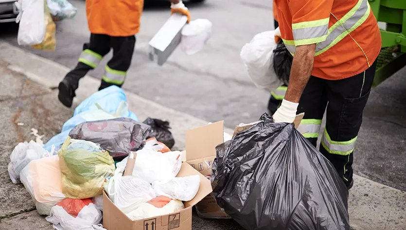 Emergency response waste management for London public services